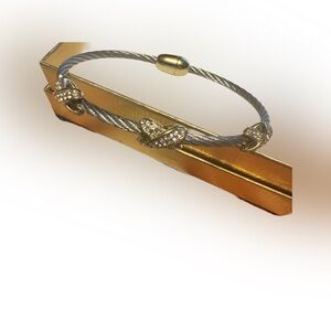 Swarovski Crystal Two-toned Bracelet